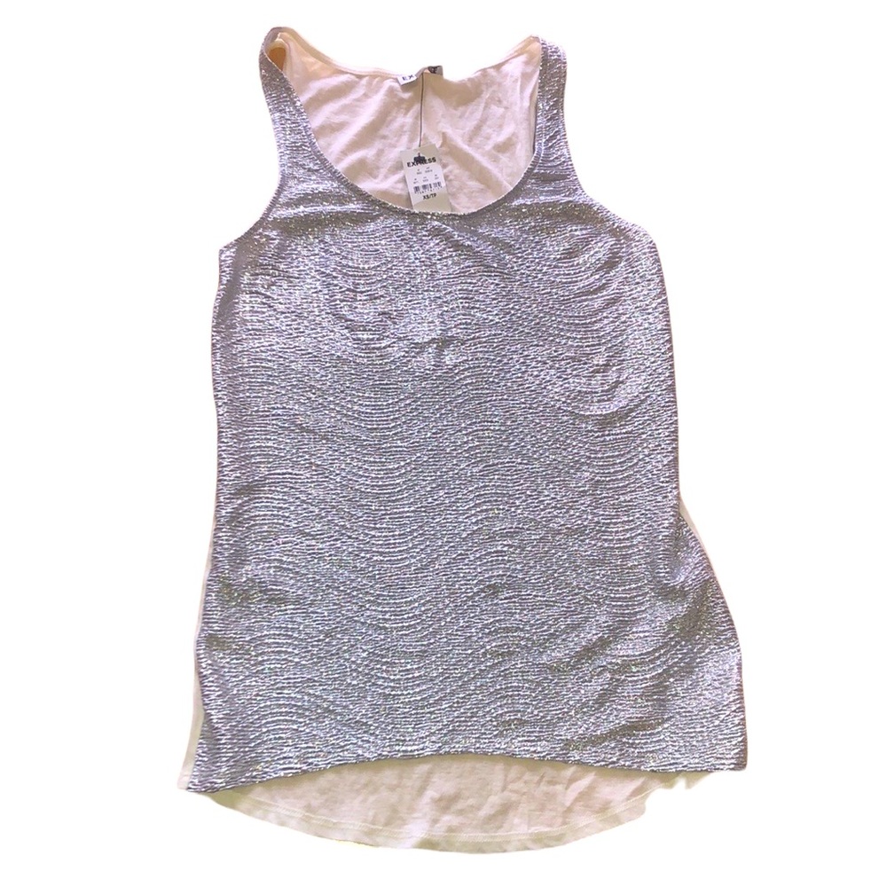 Express Silver Tank Top